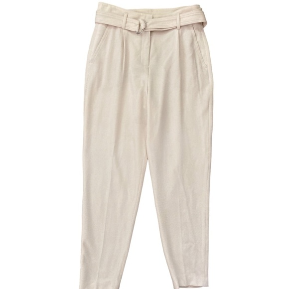 Akris Punto Fred Virgin Wool Gabardine Tapered High Waist Ankle Pants NWOT - Picture 6 of 14